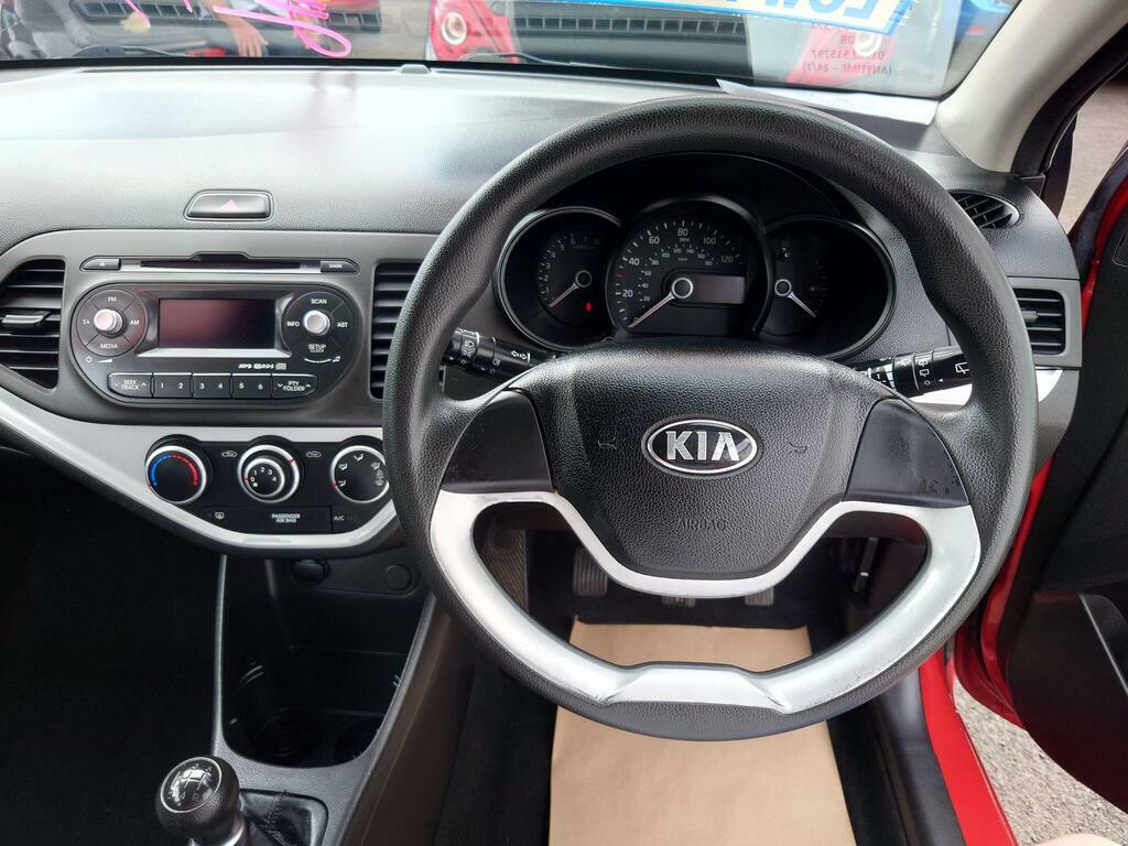Kia Picanto 1.0 1 Air Euro 5 Red #3