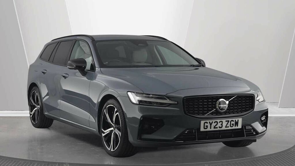 Volvo V60 Plus, B3 Mild Hybrid, Dark Blond Leather, Grey