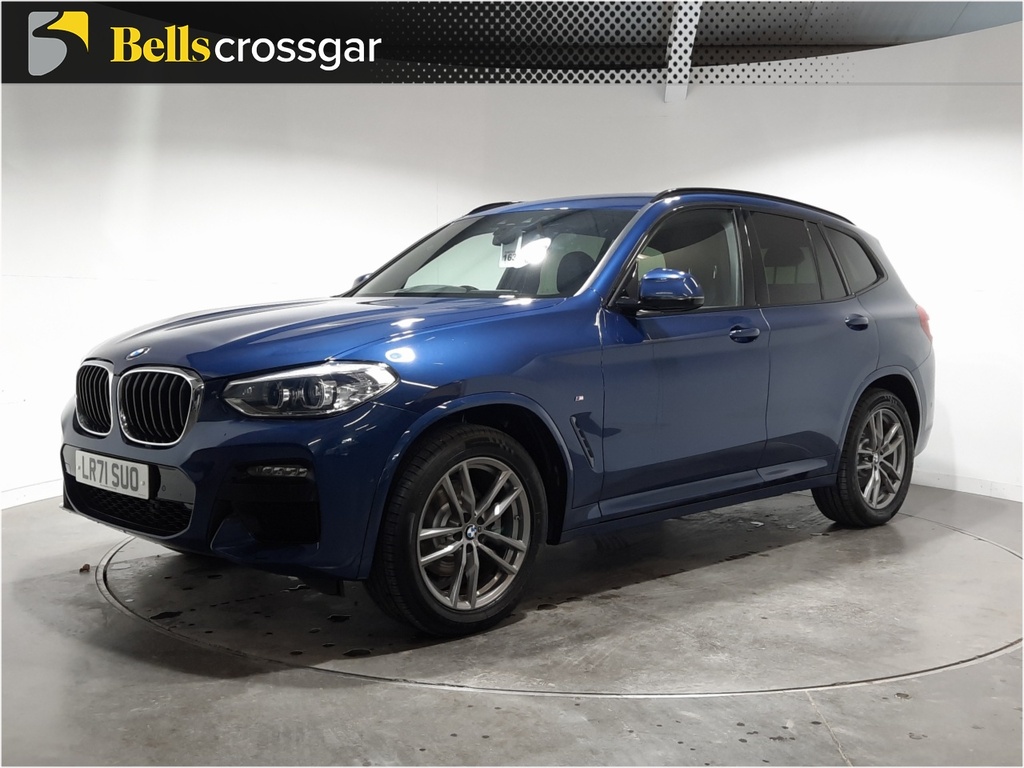 BMW X3 Xdrive20d Mht M Sport Step LR71SUO Blue #3