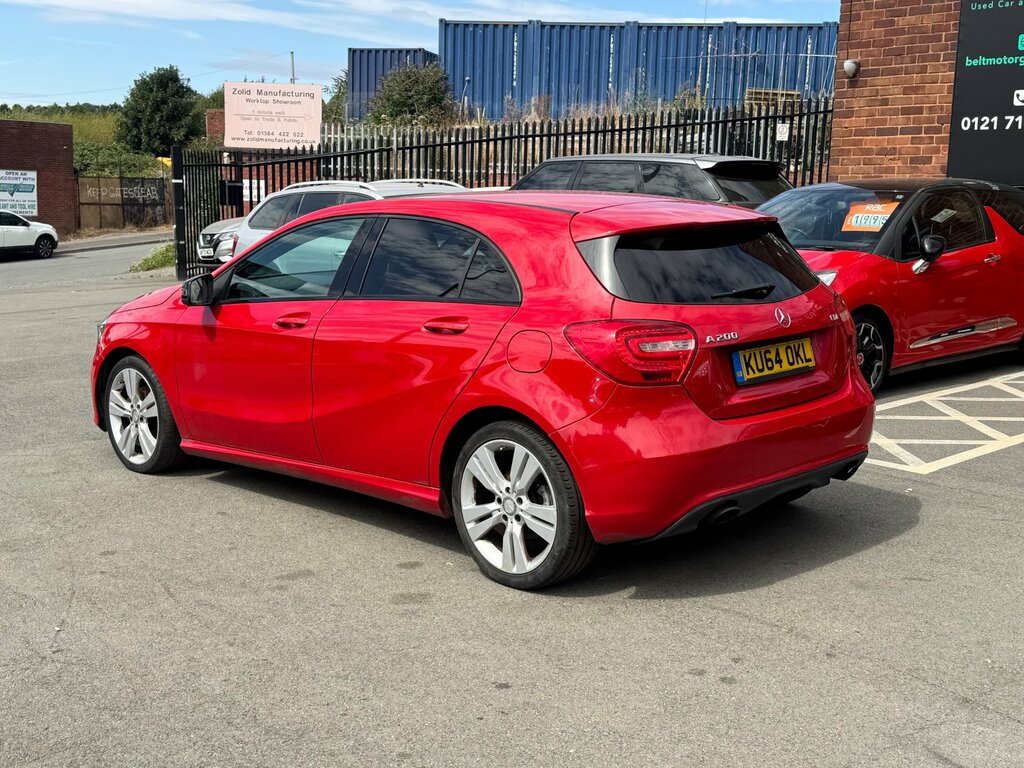 Mercedes-Benz A Class 2.1 A200 Cdi Sport Hatchback 7G-dct Eur KU64OKL Red #4