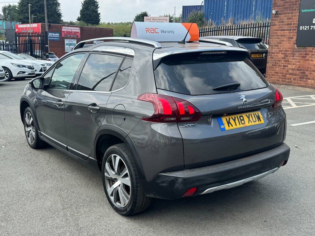 Peugeot 2008 1.2 Puretech Allure Suv Euro 6 KY18XUW Grey #3