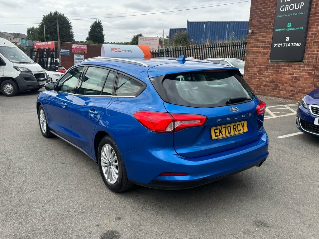 Ford Focus 1.5 Ecoblue Titanium Estate Euro EK70RCY Blue #6