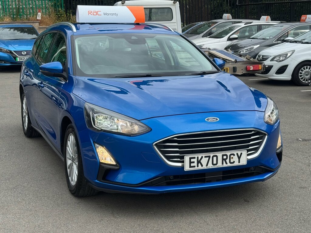 Ford Focus 1.5 Ecoblue Titanium Estate Euro EK70RCY Blue #2