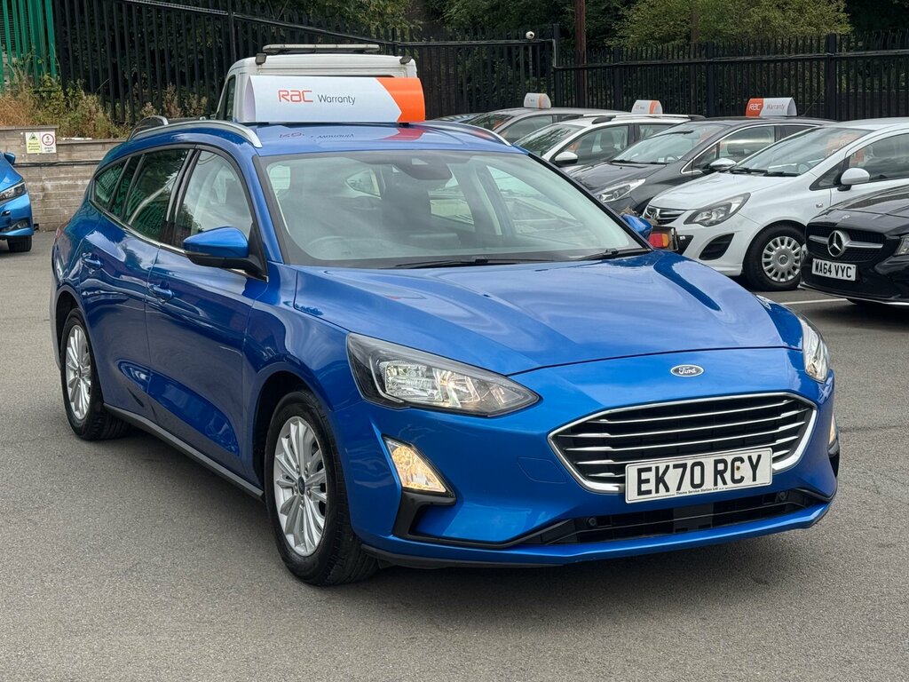 Ford Focus 1.5 Ecoblue Titanium Estate Euro EK70RCY Blue #4