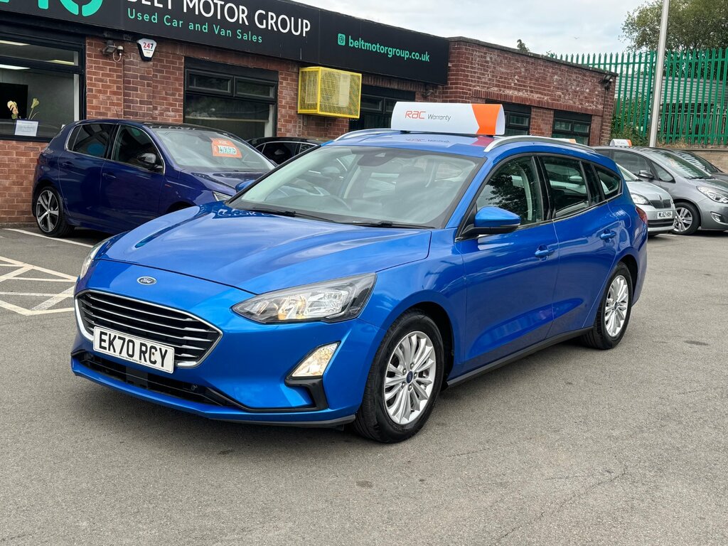 Ford Focus 1.5 Ecoblue Titanium Estate Euro EK70RCY Blue #3