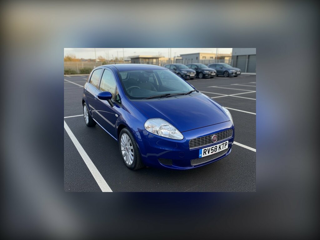 Fiat Grande Punto 1.4 Eleganza Hatchback Euro 4 7 Blue #2