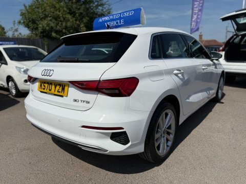 Audi A3 1.0 Tfsi 30 KS70YZM White #5