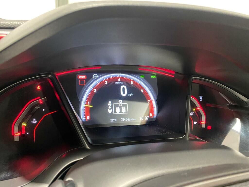 Honda Civic 1.5 Vtec Turbo Sport Man - 6 X Service Stamps Red #63