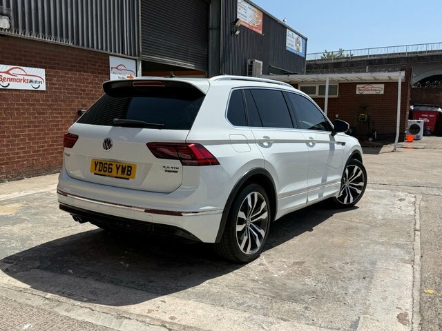 Volkswagen Tiguan 2.0 Tdi Bluemotion Tech R-line Suv Manu White #6
