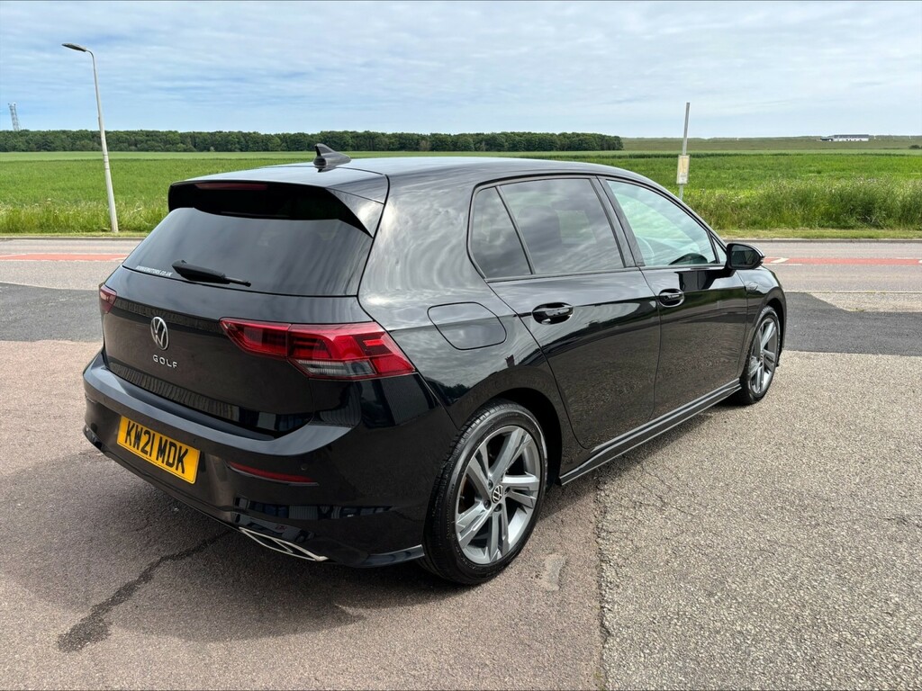 Volkswagen Golf Hatchback 1.5 Tsi R-line 2021 KW21MDK Black #3