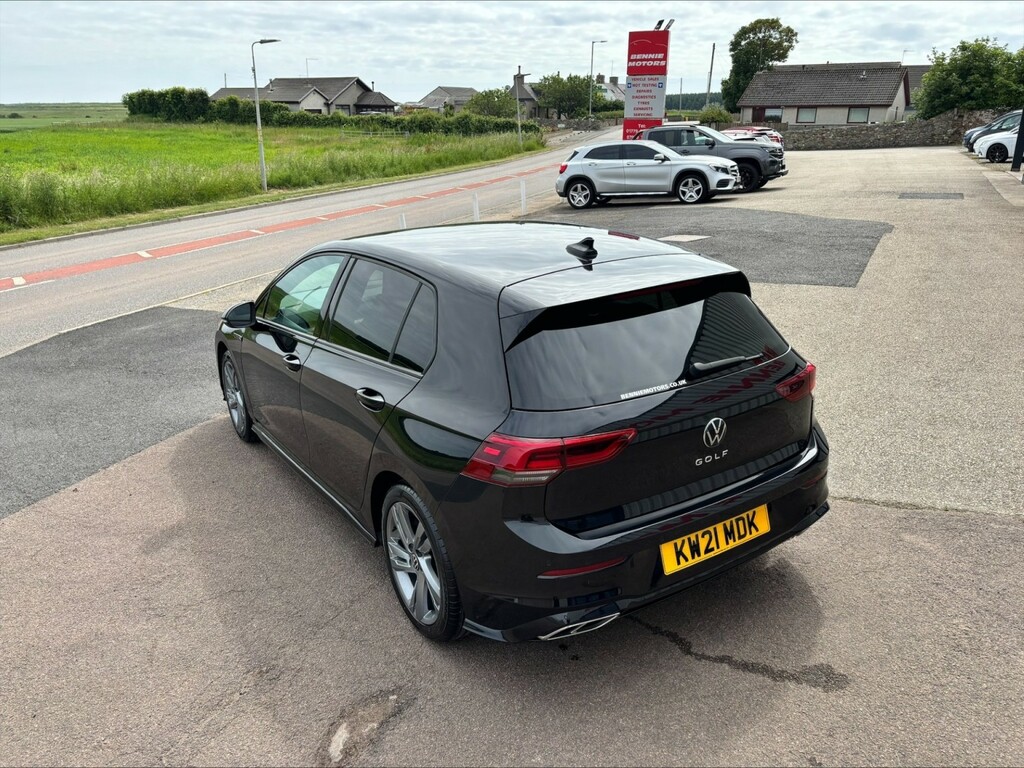 Volkswagen Golf Hatchback 1.5 Tsi R-line 2021 KW21MDK Black #6