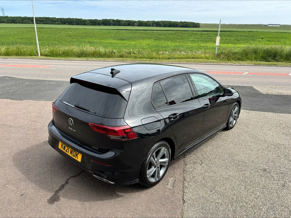 Volkswagen Golf Hatchback 1.5 Tsi R-line 2021 KW21MDK Black #4