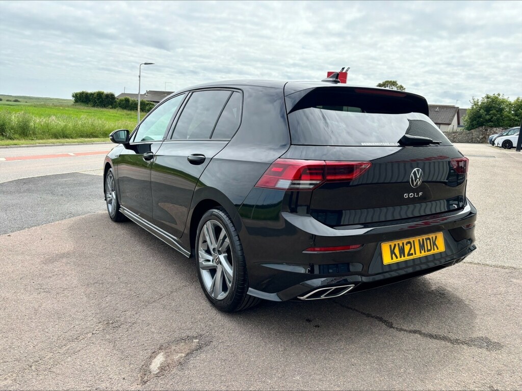 Volkswagen Golf Hatchback 1.5 Tsi R-line 2021 KW21MDK Black #5