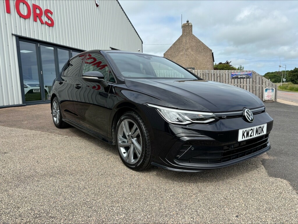Volkswagen Golf Hatchback 1.5 Tsi R-line 2021 KW21MDK Black #2