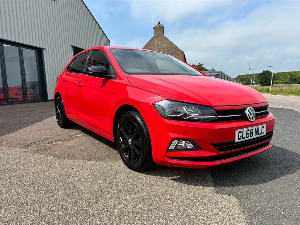 Volkswagen Polo Hatchback 1.0 Tsi Beats 2018 GL68NLC Red #2