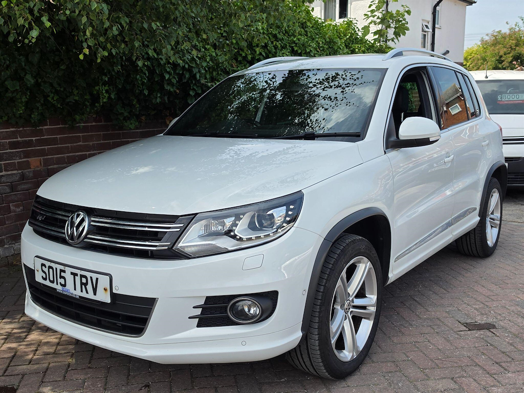 Volkswagen Tiguan 2.0 Tdi Bluemotion Tech R-line Dsg 4Wd Euro 5 Ss White #3