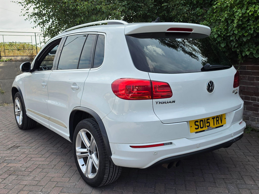 Volkswagen Tiguan 2.0 Tdi Bluemotion Tech R-line Dsg 4Wd Euro 5 Ss White #5