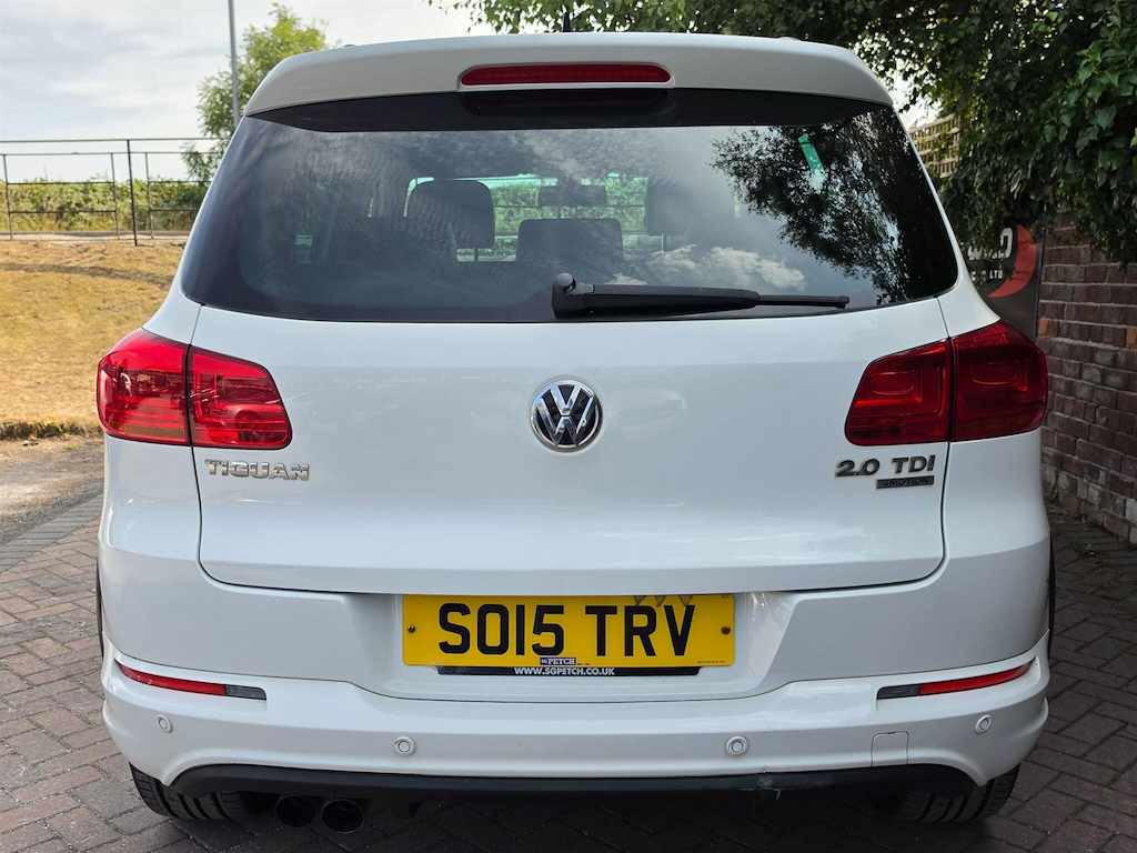 Volkswagen Tiguan 2.0 Tdi Bluemotion Tech R-line Dsg 4Wd Euro 5 Ss White #6