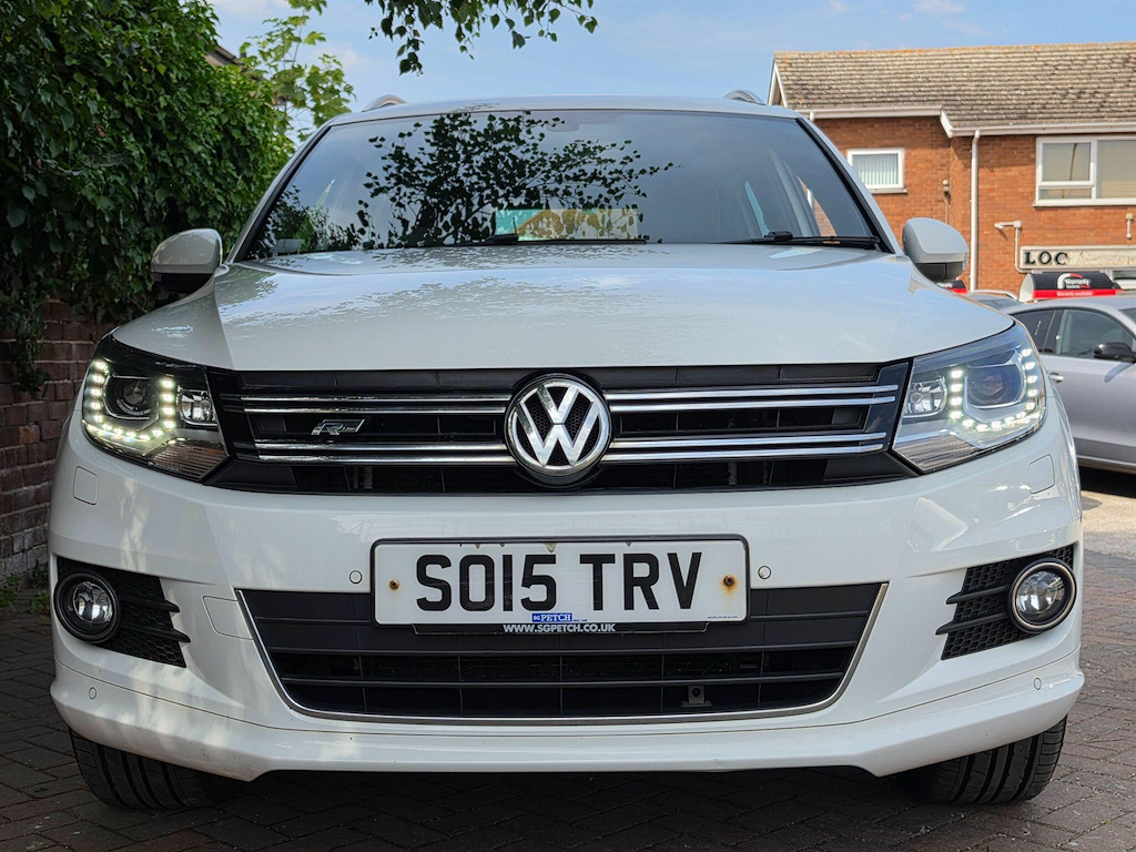 Volkswagen Tiguan 2.0 Tdi Bluemotion Tech R-line Dsg 4Wd Euro 5 Ss White #2