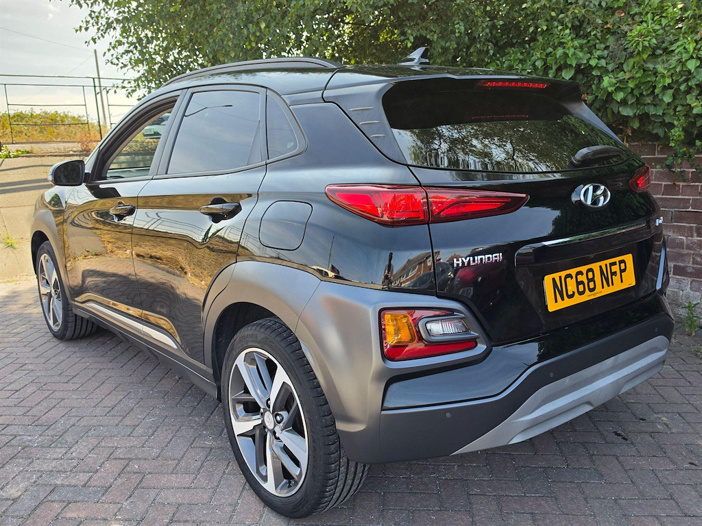 Hyundai Kona 1.0 T-gdi Blue Drive Premium Se Euro 6 Ss Black #5
