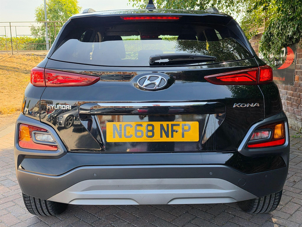 Hyundai Kona 1.0 T-gdi Blue Drive Premium Se Euro 6 Ss Black #6