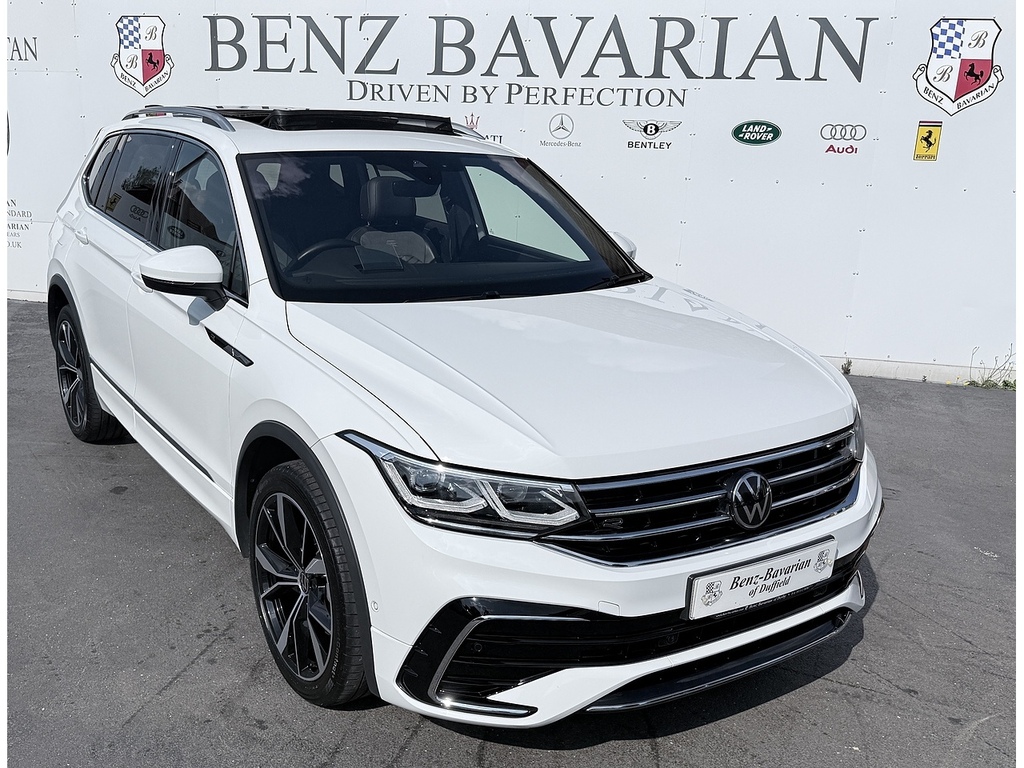 Volkswagen Tiguan Allspace 2.0 Tdi R-line Suv Dsg 4Motion Euro 6 EX24WSV White #2