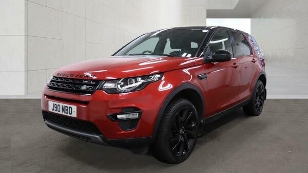 Land Rover Discovery Sport Hse Black Red #3
