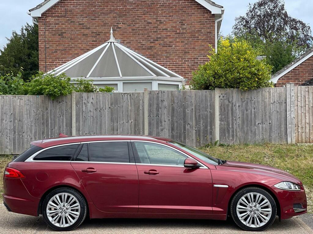 Jaguar XF Estate 2.2D Portfolio Sportbrake Euro 5 Ss AK13OVH Red #2