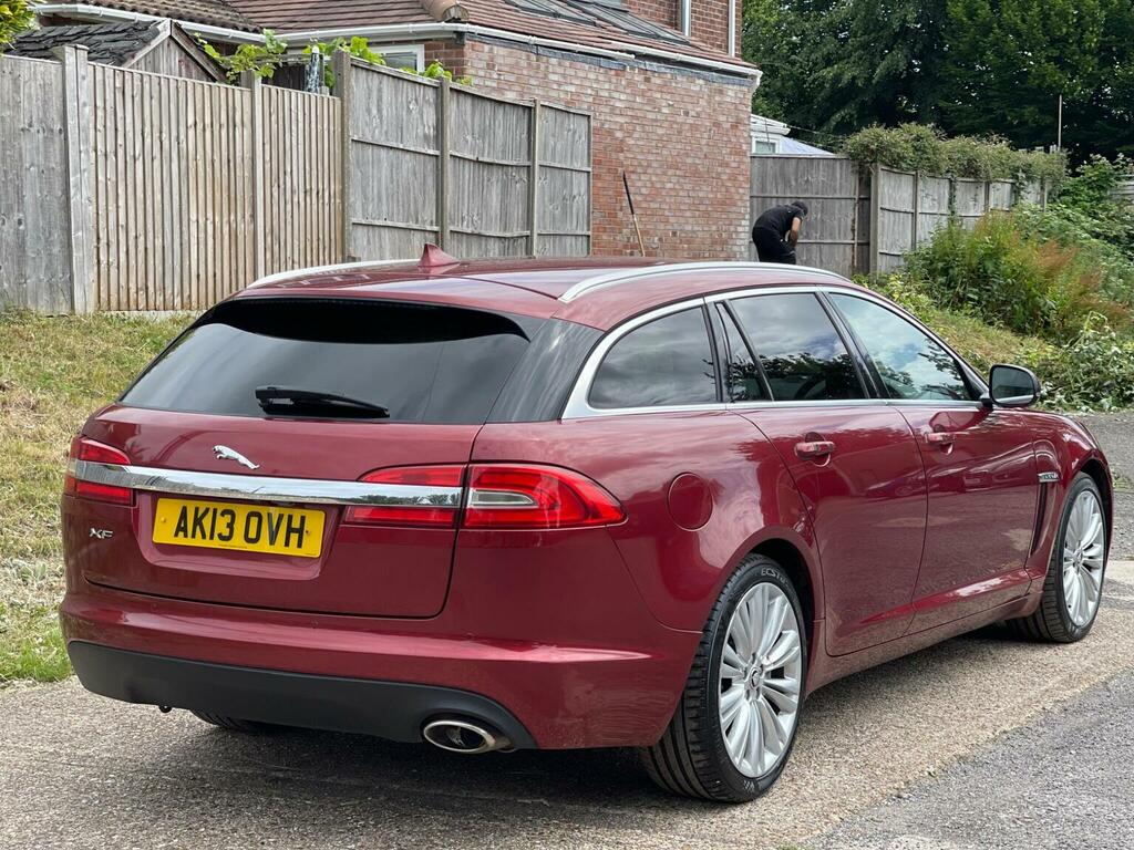 Jaguar XF Estate 2.2D Portfolio Sportbrake Euro 5 Ss AK13OVH Red #3