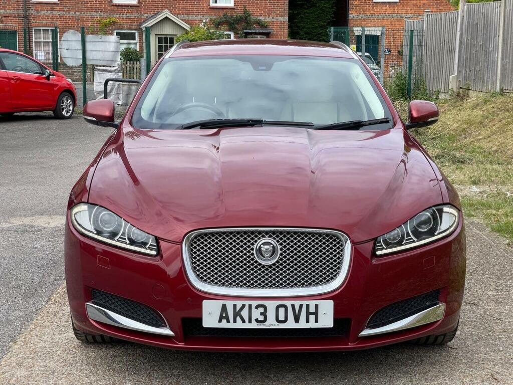 Jaguar XF Estate 2.2D Portfolio Sportbrake Euro 5 Ss AK13OVH Red #5