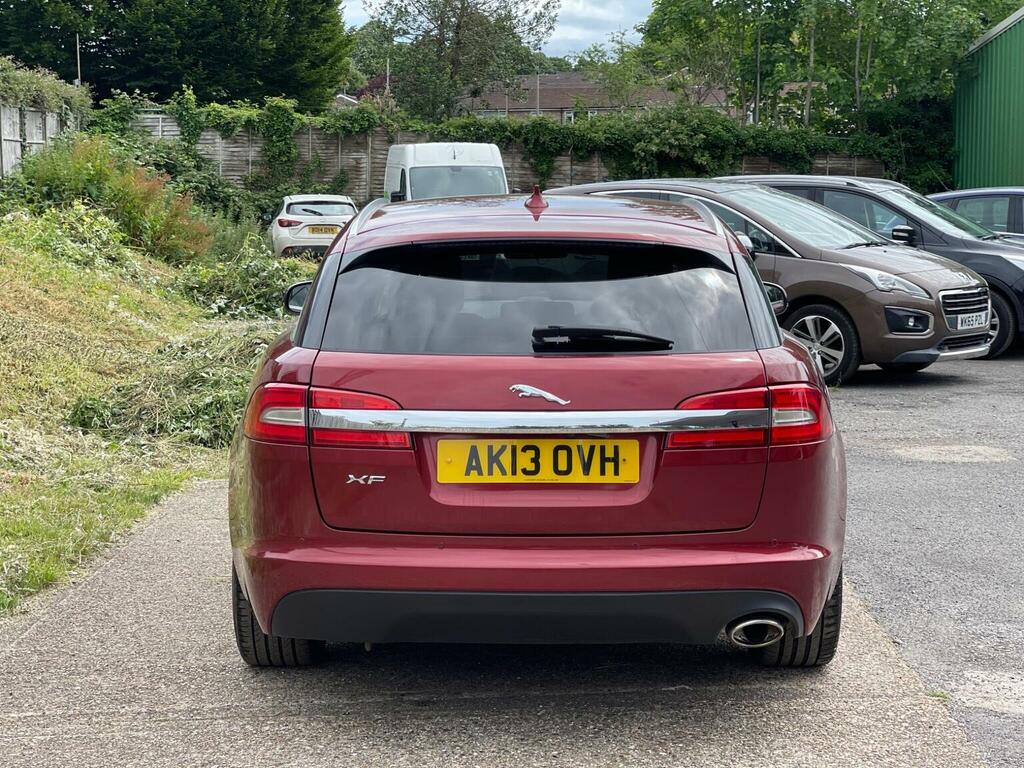 Jaguar XF Estate 2.2D Portfolio Sportbrake Euro 5 Ss AK13OVH Red #4