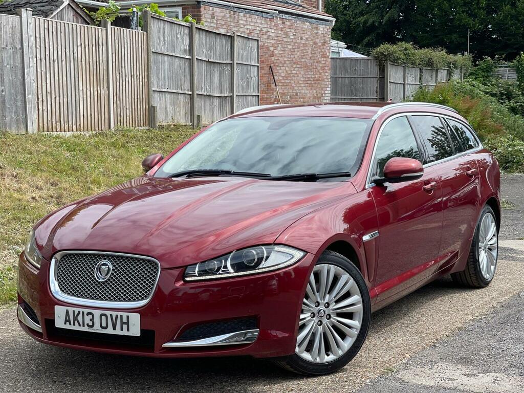 Jaguar XF Estate 2.2D Portfolio Sportbrake Euro 5 Ss AK13OVH Red #6