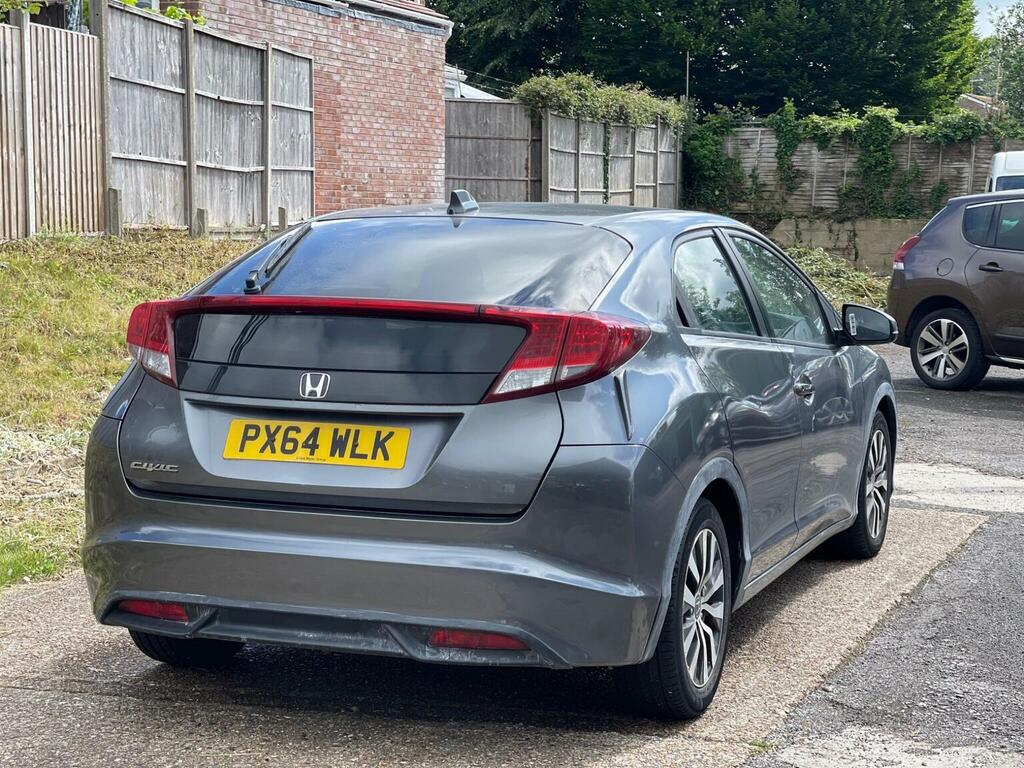 Honda Civic Hatchback 1.6 I-dtec S Euro 5 Ss 201464 Grey #6
