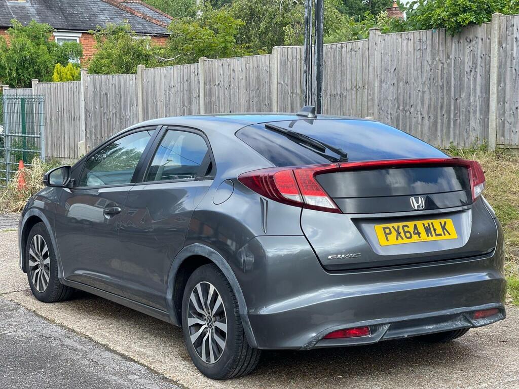 Honda Civic Hatchback 1.6 I-dtec S Euro 5 Ss 201464 Grey #2