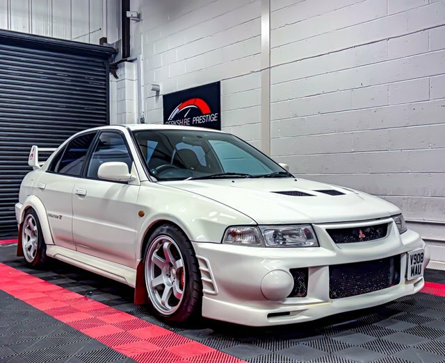 Mitsubishi Lancer Lancer Evo VI Ralliart White #6