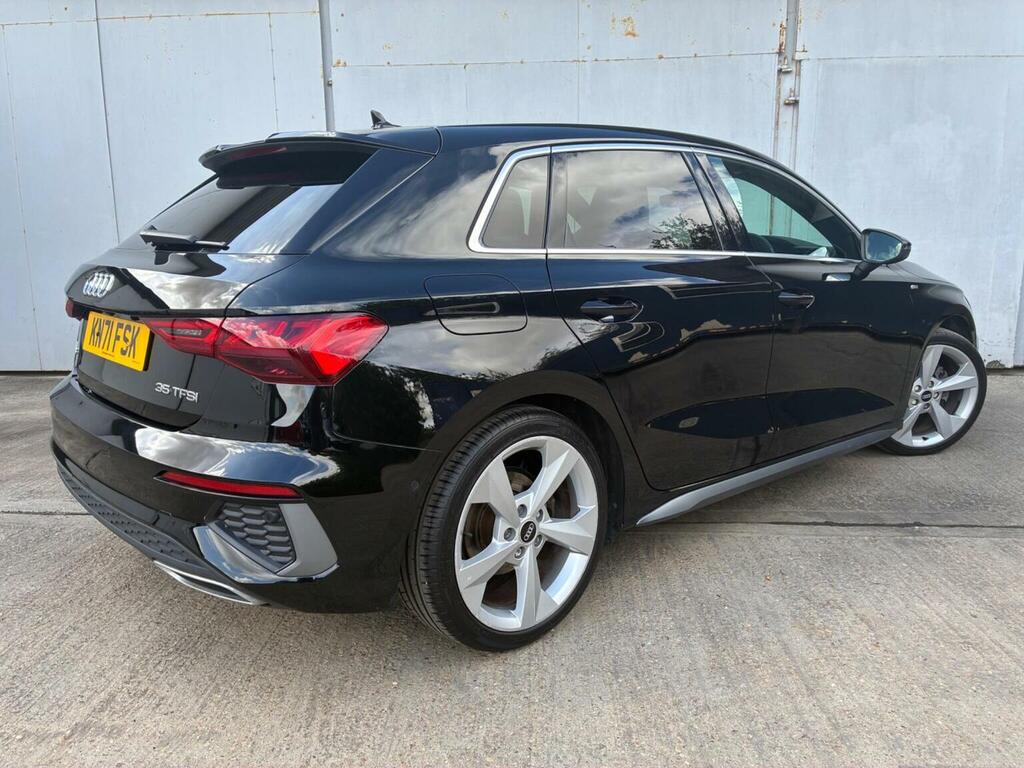 Audi A3 Hatchback 1.5 Tfsi 35 S Line Sportback S Tronic Eu KN71FSK Black #3
