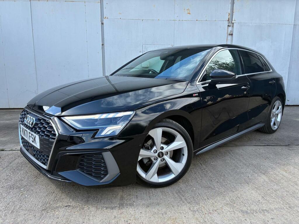 Audi A3 Hatchback 1.5 Tfsi 35 S Line Sportback S Tronic Eu KN71FSK Black #2