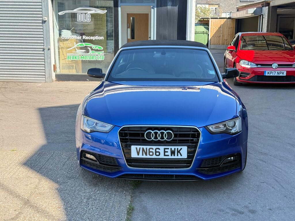 Audi A5 2.0 Tfsi S Line Special Edition Plus Convertible 2 VN66EWK Blue #3