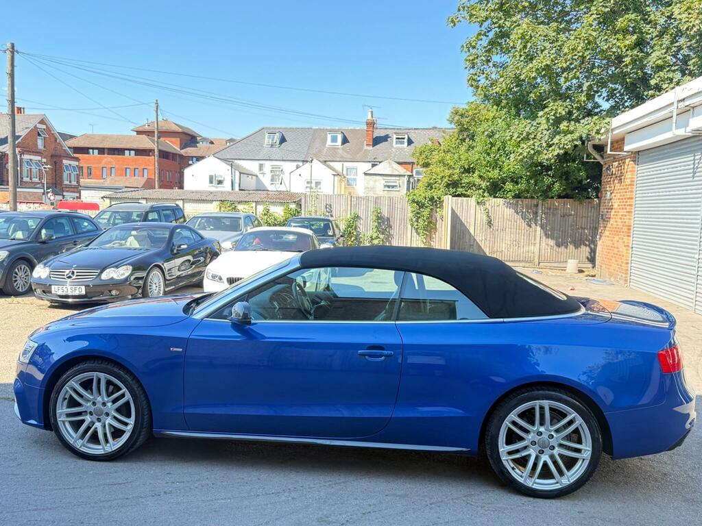 Audi A5 2.0 Tfsi S Line Special Edition Plus Convertible 2 VN66EWK Blue #5