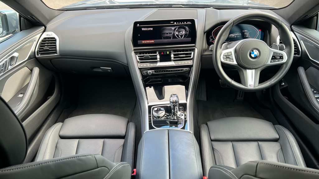 BMW 8 Series Gran Coupe 840I 3.0 M-sport Pan Roof - 7K Extras Black #4