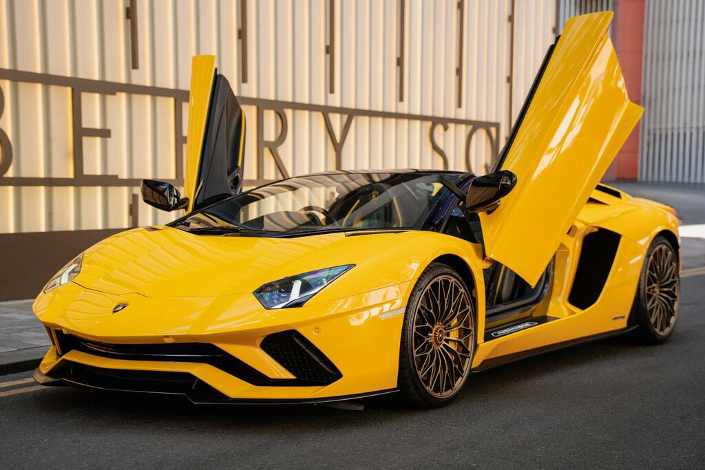 Lamborghini Aventador 6.5 V12 Lp 740-4 S Roadster Isr 4Wd Euro 6 Yellow