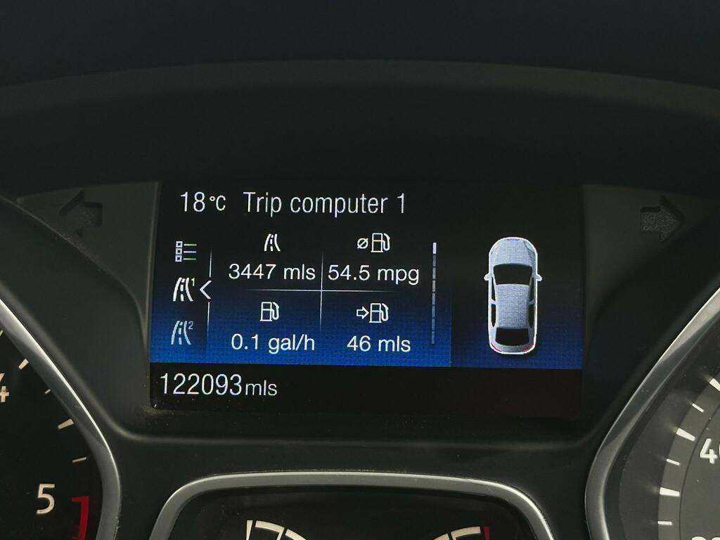 Ford Focus Hatchback 1.6 Tdci Titanium Euro 5 Ss 2015 Blue #34