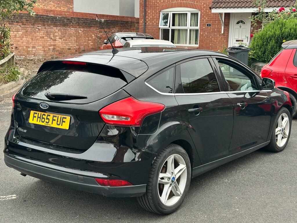Ford Focus Hatchback 1.6 Tdci Titanium Euro 5 Ss 2015 Blue #9