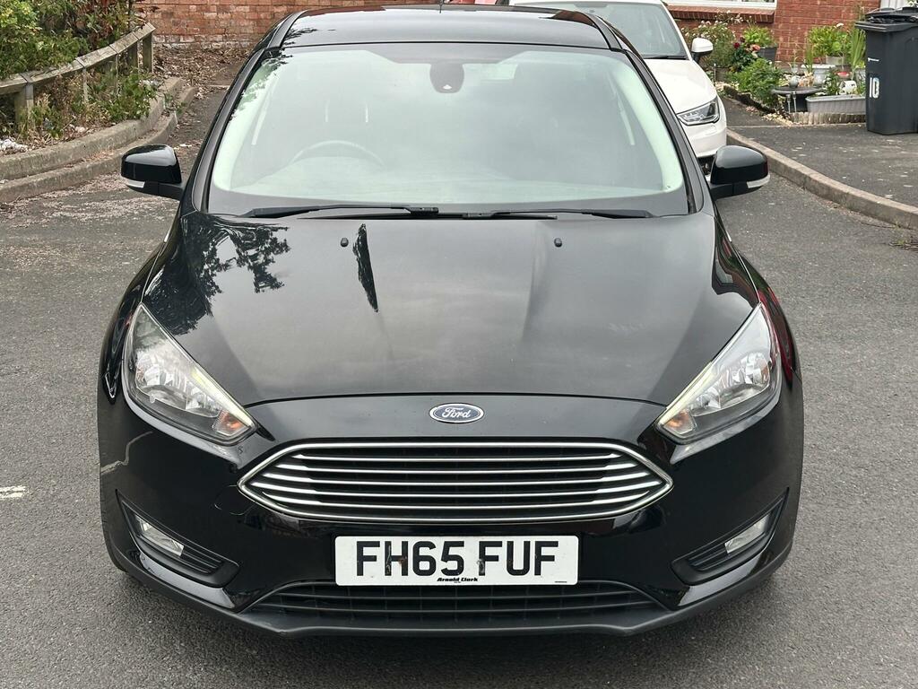 Ford Focus Hatchback 1.6 Tdci Titanium Euro 5 Ss 2015 Blue #12