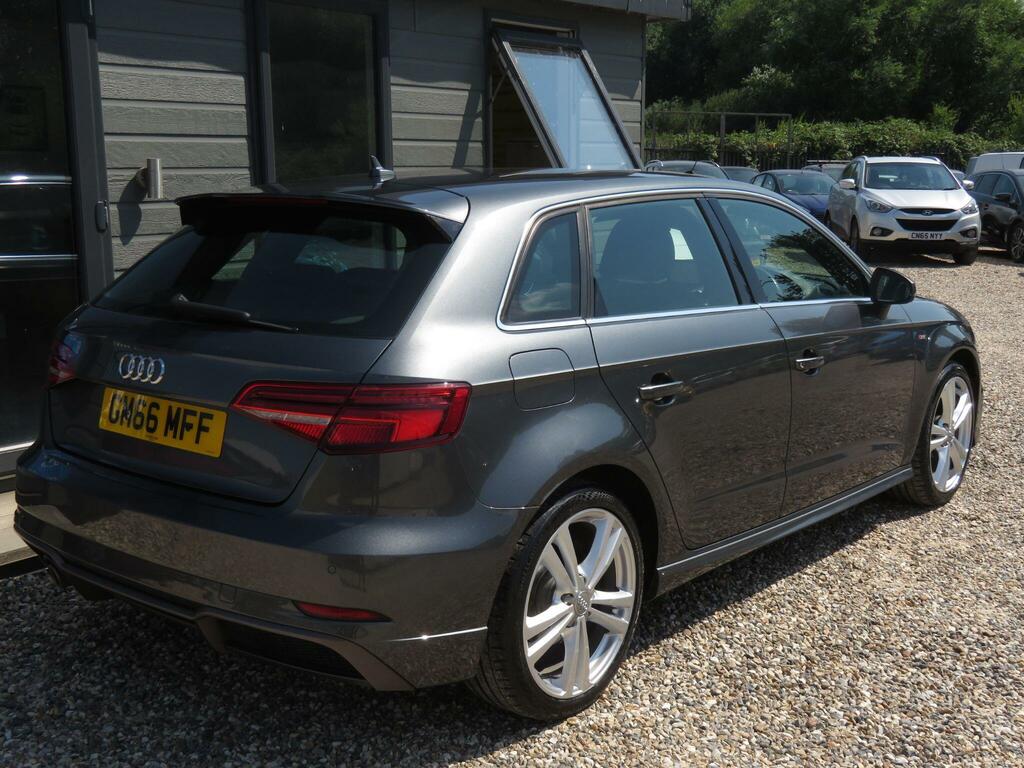Audi A3 1.6 Tdi S Line Sportback Euro 6 Ss GM66MFF Grey #2