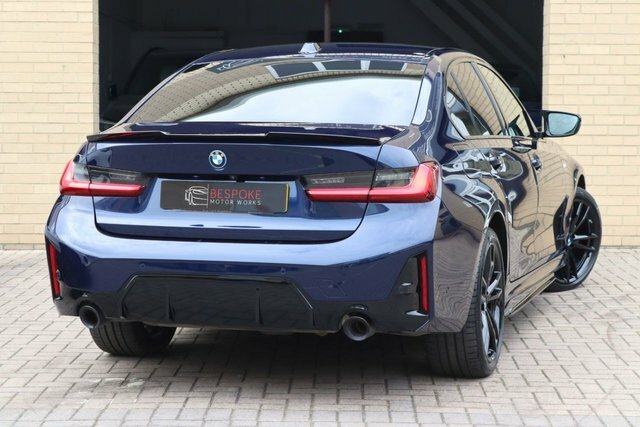 BMW 3 Series 330E 2.0 12Kwh M Sport Saloon AF24XDG Blue #3