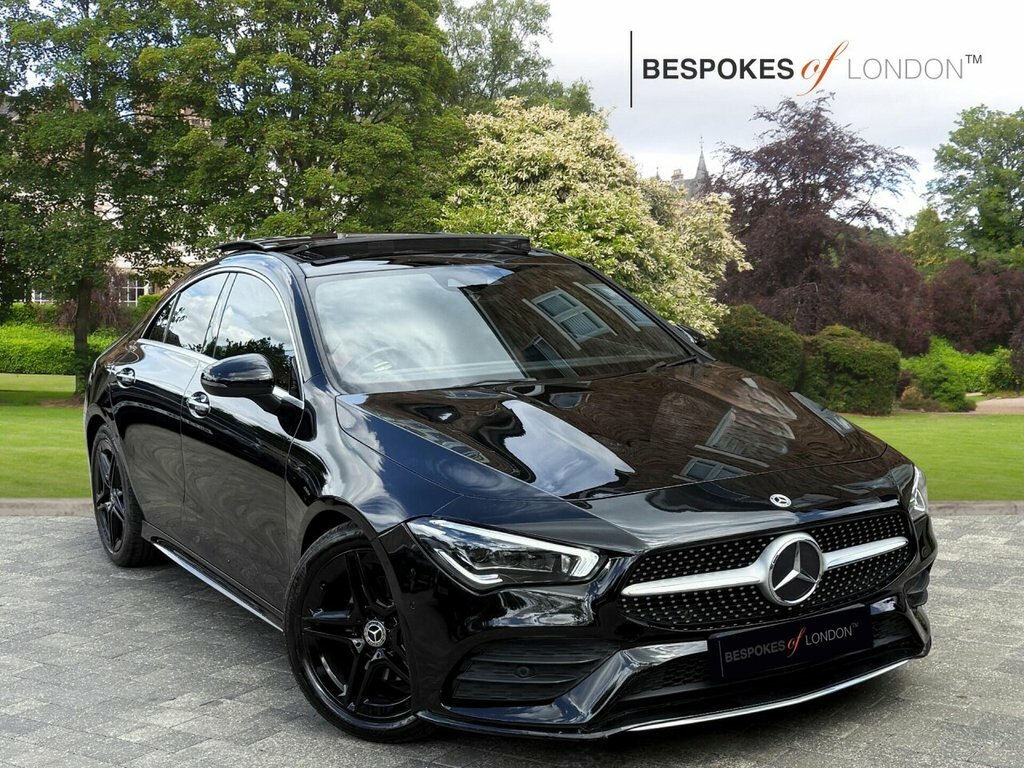 Mercedes-Benz CLA Class 2020 1.3 Cla180 Amg Line Premium Plus 2 Coupe 7G Black #2