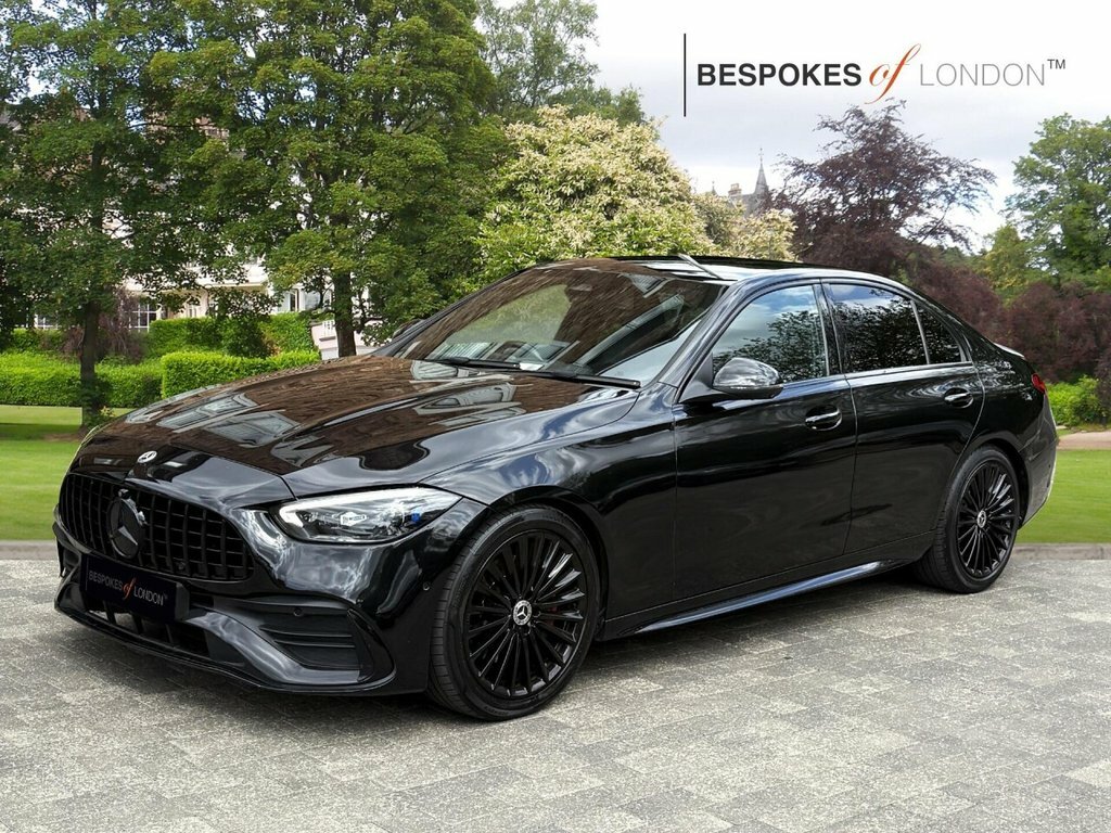 Mercedes-Benz C Class 2022 2.0 C220dh Mhev Amg Line Premium G-tronic Black #4