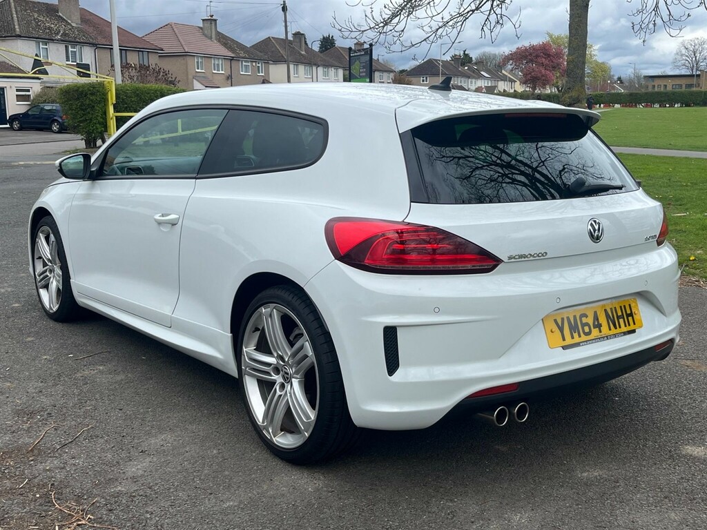 Volkswagen Scirocco 2.0 Tdi Bluemotion Tech R-line Dsg Euro 6 Ss White #6
