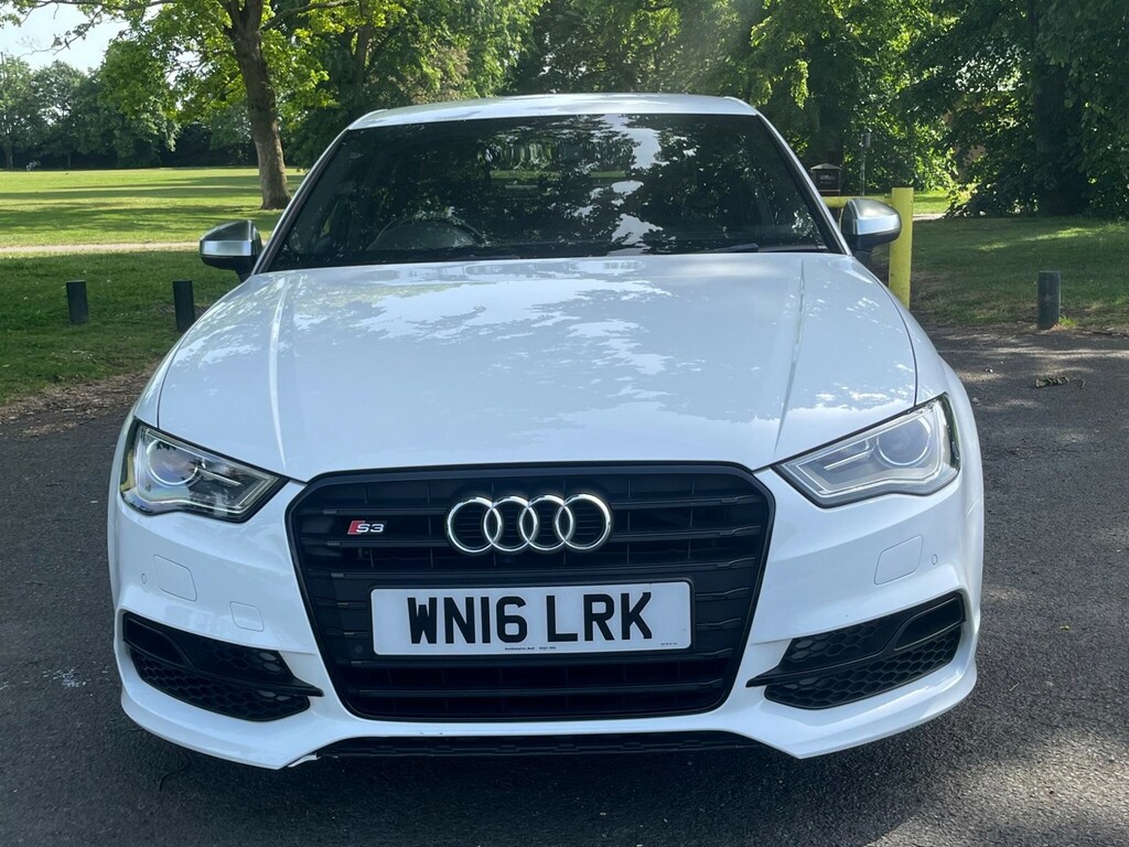 Audi S3 2.0 Tfsi S Tronic Quattro Euro 6 Ss Nav WN16LRK White #2